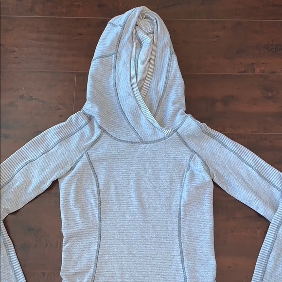 Lululemon 2 Think Fast Hoodie Heathered Grey Slate - Picture 4 of 8